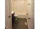 Modern bathroom featuring vanity, bath tub, and vinyl flooring at 1505 Harth Dr, Garner, NC 27529