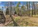 Backyard with wooden deck, and a large yard at 188 Hunter Ln, Zebulon, NC 27597