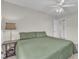 Comfortable bedroom featuring a ceiling fan, neutral walls, and a calming atmosphere at 188 Hunter Ln, Zebulon, NC 27597