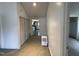 Hallway view to kitchen offers great space and convenient access to living areas at 2904 Jefferson Davis Hwy, Sanford, NC 27332