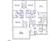 Second floor plan featuring primary suite, bonus room, and three additional bedrooms at 323 Augusta Pond Way # 171, Raleigh, NC 27603