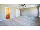 Primary bedroom suite with an ensuite bathroom and plush carpeting at 3316 Perkins Ridge Rd, Raleigh, NC 27610
