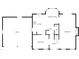 Layout featuring a living room, kitchen with breakfast nook, dining room, garage, and foyer at 4216 High Mountain Dr, Raleigh, NC 27603