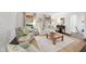 Bright living room with neutral furniture, complemented by hardwood floors and natural light at 4900 Skidmore St, Raleigh, NC 27609