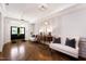 Inviting lobby with beautiful hard wood floors and elegant seating areas at 620 Wade Ave # 506, Raleigh, NC 27605