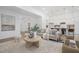 Bright and airy living room with comfortable seating, stylish decor, and modern lighting at 63 Mable Court # 6, Lillington, NC 27546