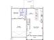 First floor plan showing a guest suite, garage, kitchen, eat-in kitchen and Gathering room at 65 Cordoba Dr, Franklinton, NC 27525
