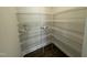 Large walk-in pantry offers ample storage with wire shelving and a light at 765 Portland Rose Dr, Knightdale, NC 27545