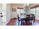 Dining room featuring a view of backyard at 79 Hillgrove Dr, Willow Springs, NC 27592