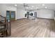 Bright and spacious open floor plan showing the living and kitchen space at 8125 Park Side Dr, Raleigh, NC 27612