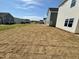 Backyard with freshly installed sod at 84 Commons Cir, Clayton, NC 27520