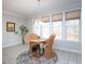 Inviting breakfast nook with ample natural light and cozy seating at 8417 Henderson Rd, Apex, NC 27539