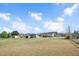 Large back yard with beautiful lawn and neighborhood views at 105 Seminole Dr, Wendell, NC 27591