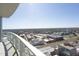 Spacious balcony boasts amazing views of the city skyline and green landscape at 110 N Corcoran St # 2302, Durham, NC 27701