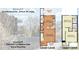 Detailed floor plan showcasing the layout of the lower and upper levels of the townhome at 1105 Brookrun Dr, Oxford, NC 27565