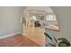 Inviting living room boasting natural light, an archway, and stylish furniture at 111 Standing Rock Rd, Chapel Hill, NC 27516