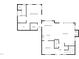 First floor plan featuring kitchen, living room, primary bedroom, and breakfast nook at 117 Pierce Rd, Garner, NC 27529