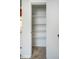 Organized pantry featuring multiple shelves for ample storage space at 121 Westview Dr # 43, Carrboro, NC 27510