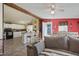 Open-concept living area with a kitchen, dining, and living space for easy living at 122 Blueberry Dr, Selma, NC 27576