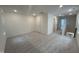 Upstairs living room featuring carpeted floor and access to the bedrooms at 1546 Crescent Townes Way, Raleigh, NC 27604