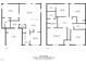A detailed floor plan showcasing the layout of both levels of this 2728 square foot home at 2 Bolter Ct, Durham, NC 27704