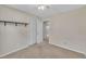Bedroom with closet, carpet floors, and an open doorway at 215 Longview Dr, Smithfield, NC 27577