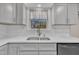 Kitchen sink with double basin and window to view the outside world at 215 Longview Dr, Smithfield, NC 27577