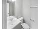 This bathroom features a sink and a toilet at 23 Round Spring Ln, Durham, NC 27712