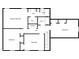 Floor plan displaying the layout of the bedrooms and bathrooms on the second floor at 23 Round Spring Ln, Durham, NC 27712