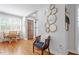 Stylish living room with hardwood floors, stylish furniture, and unique decor elements at 2706 Mcneil St St, Raleigh, NC 27608