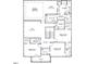 Second floor layout with bedrooms and a loft space at 307 Augusta Pond Way # 167, Raleigh, NC 27603