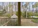 Backyard view from the screened-in patio with gazebo at 3108 Bluff Oak Dr, Cary, NC 27519