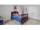 Bedroom featuring a comfortable aesthetic, closet, and decor at 36 Deep Woods Ln, Cameron, NC 28326