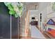Inviting foyer with hardwood floors, staircase, and an open view to the living room at 36 Deep Woods Ln, Cameron, NC 28326