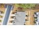 Aerial view of the roof and the neighborhood at 4220 Congleton Pl, Durham, NC 27703