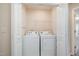 Laundry room featuring white washer and dryer at 4220 Congleton Pl, Durham, NC 27703