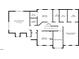 A schematic drawing details the layout of the home's second story rooms and features at 5125 Salinas Ct, Holly Springs, NC 27540
