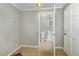 View into a bathroom with a toilet and vanity at 5324 Rock Quarry Rd, Raleigh, NC 27610