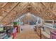 Unfinished attic provides ample storage or potential living space at 5595 Godwin Lake Rd, Benson, NC 27504