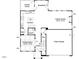 Detailed floor plan showcasing the layout of the first floor, including the kitchen and Gathering room at 779 Old Station Pointe, Angier, NC 27501