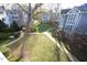 Aerial view of community landscaping and walking paths at 1081 Wirewood Dr # 302, Raleigh, NC 27605