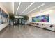 Modern lobby featuring contemporary art, comfortable seating, stylish decor and ample natural light at 110 N Corcoran St # 2502, Durham, NC 27701