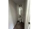 Small bathroom with pedestal sink and oval mirror at 1101 Brookrun Dr, Oxford, NC 27565