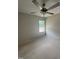 Bedroom with ceiling fan and one window at 1101 Brookrun Dr, Oxford, NC 27565