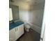 Bathroom featuring a shower-tub combo, and a vanity covered in protective wrap, awaiting your personal touch at 1102 Brookrun Dr, Oxford, NC 27565