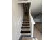 Stairway leading to the second floor, connecting the living space at 1103 Brookrun Dr, Oxford, NC 27565