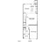 Detailed first floor plan showcasing the Litchfield model's layout with kitchen, breakfast nook, Gathering room and garage at 1259 Hammond Dr, Mebane, NC 27302