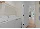 Laundry room with modern appliances at 1259 Hammond Dr, Mebane, NC 27302