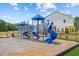 Community playground with modern play structures at 1259 Hammond Dr, Mebane, NC 27302