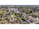 An aerial view showcases surrounding neighborhood with verdant trees and charming streetscapes at 1310 S 8Th St, Lillington, NC 27546